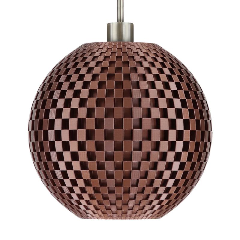 Pendant lamp Tagwerk Flechtwerk copper E27