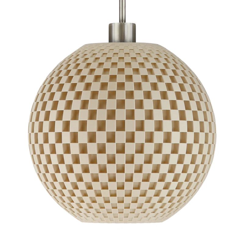 Pendant lamp Tagwerk Flechtwerk beige E27