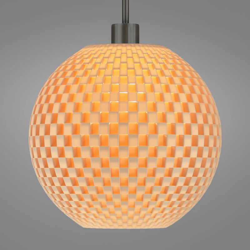 Pendant lamp Tagwerk Flechtwerk beige E27