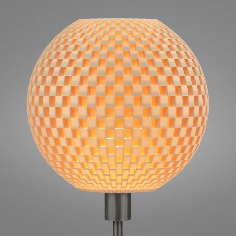 Lampada da tavolo Tagwerk Flechtwerk beige E27