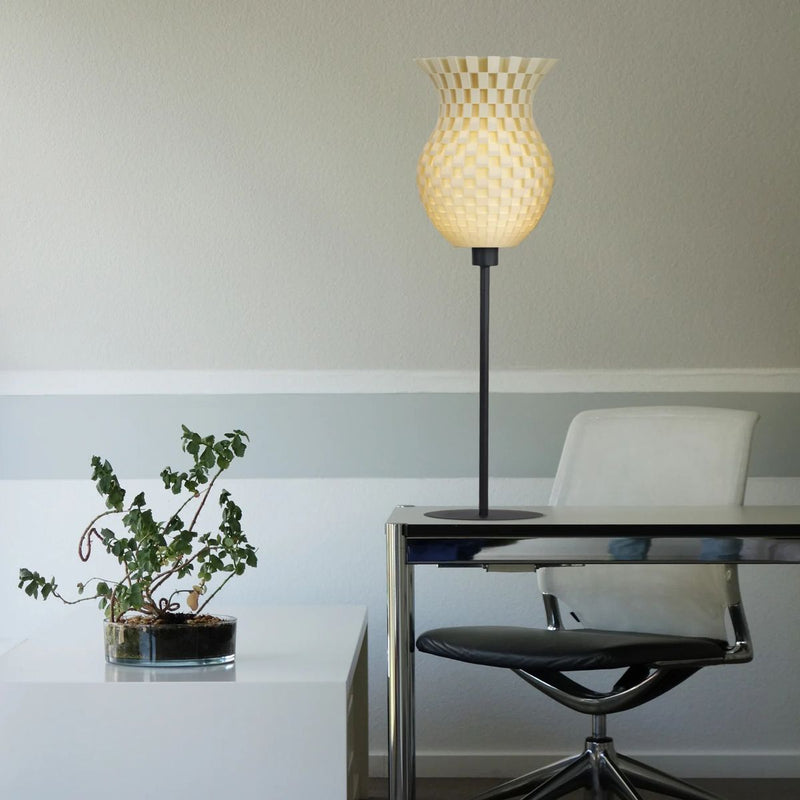 Lampada da tavolo Tagwerk Flechtwerk beige E14