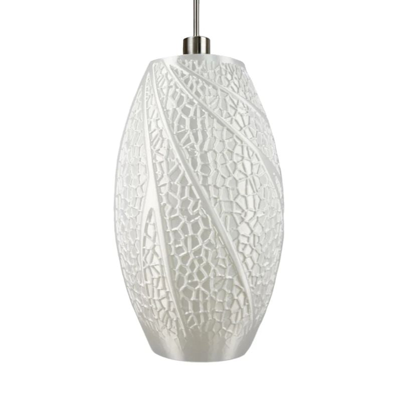 Pendant lamp Tagwerk Flora white E27