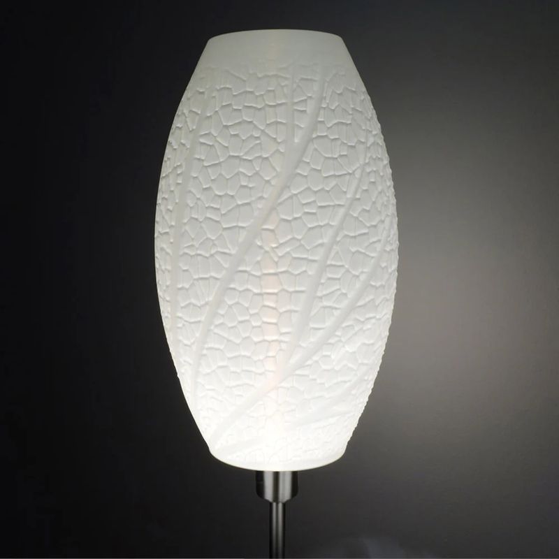 Floor lamp Tagwerk Flora white E27