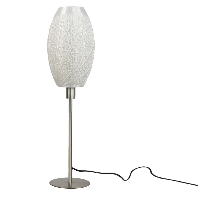 Table lamp Tagwerk Flora white E14