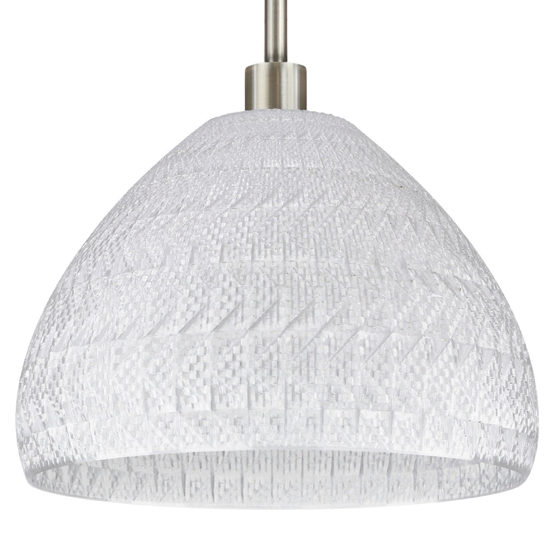 Pendant lamp Tagwerk Fraktal transparent E27