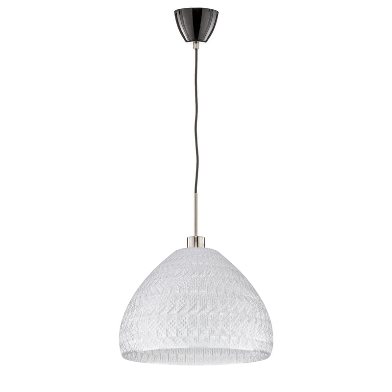 Pendant lamp Tagwerk Fraktal transparent E27