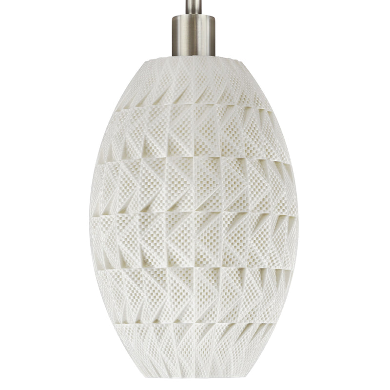 Pendant lamp Tagwerk Fraktal white E27