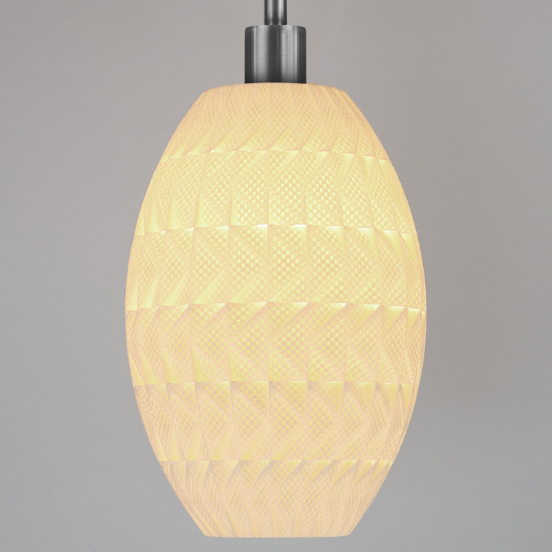 Pendant lamp Tagwerk Fraktal white E27