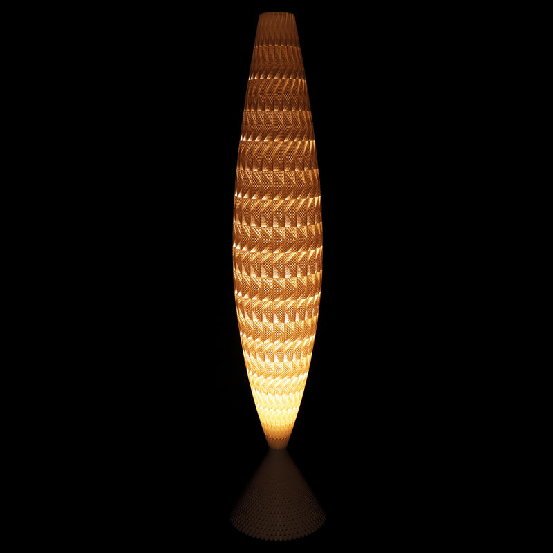 Vloerlamp Tagwerk Fraktal beige E27