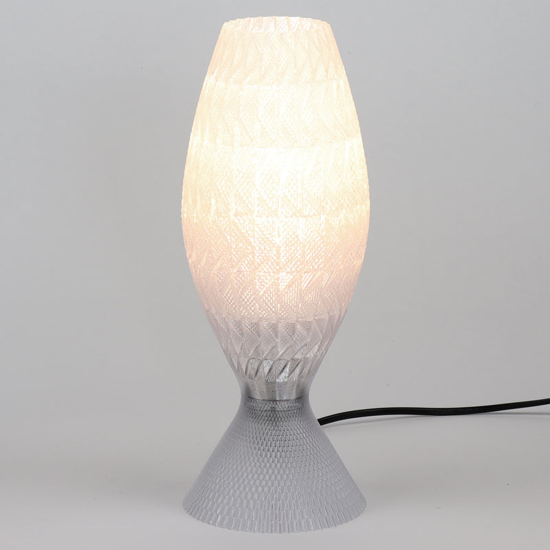 Bordlampe Tagwerk Fraktal transparent E27