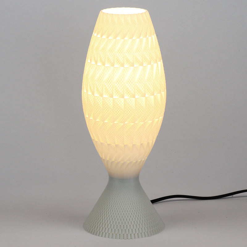 Table lamp Tagwerk Fraktal white E27