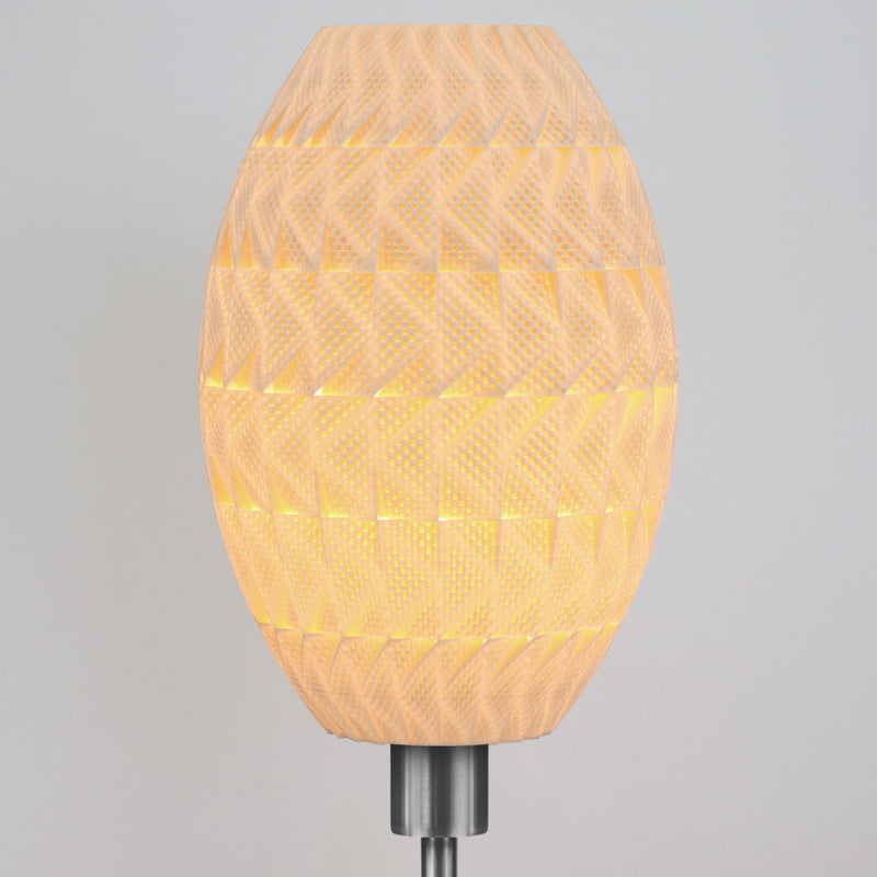 Lampada da terra Tagwerk Fraktal beige E27