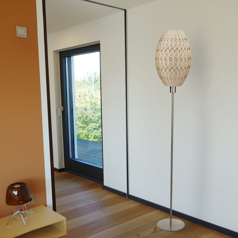 Vloerlamp Tagwerk Fraktal beige E27