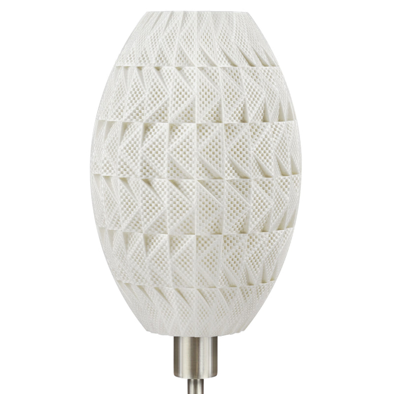 Floor lamp Tagwerk Fraktal white E27