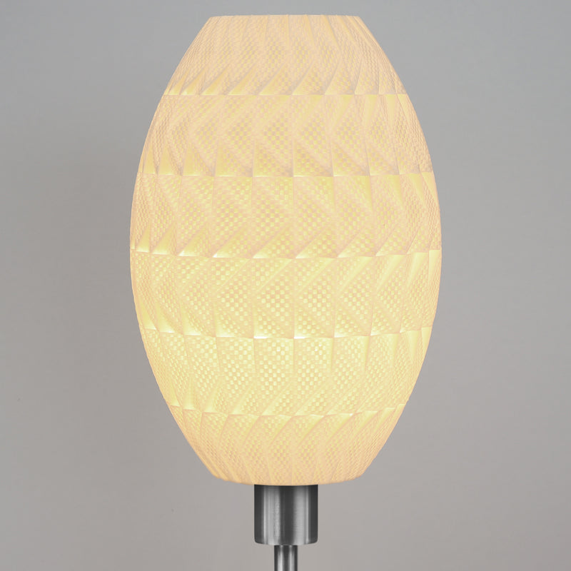 Floor lamp Tagwerk Fraktal white E27