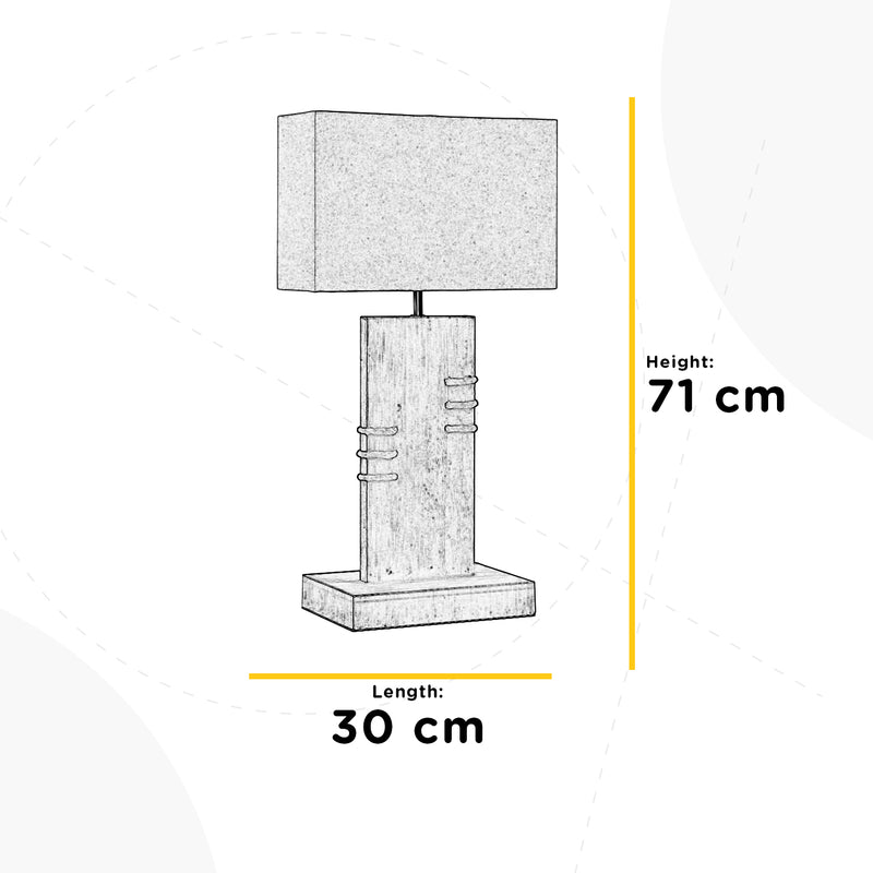 Onli Lighting Gea 1L table lamp E27 H 71cm