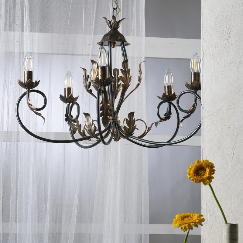 Onli Lighting Gretel 5L kroonluchter E14 D 65cm