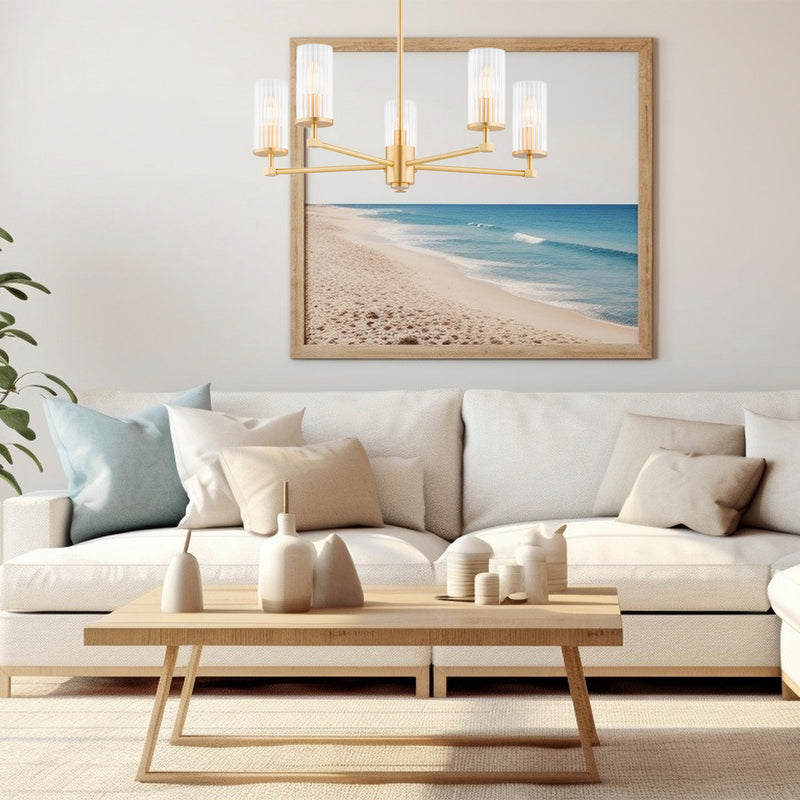 Argon Hampton 5L chandelier E14 H 74cm