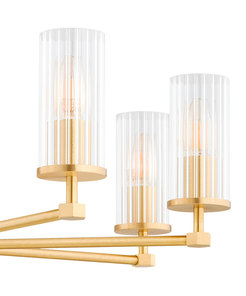 Argon Hampton 8L chandelier E14 H 74cm