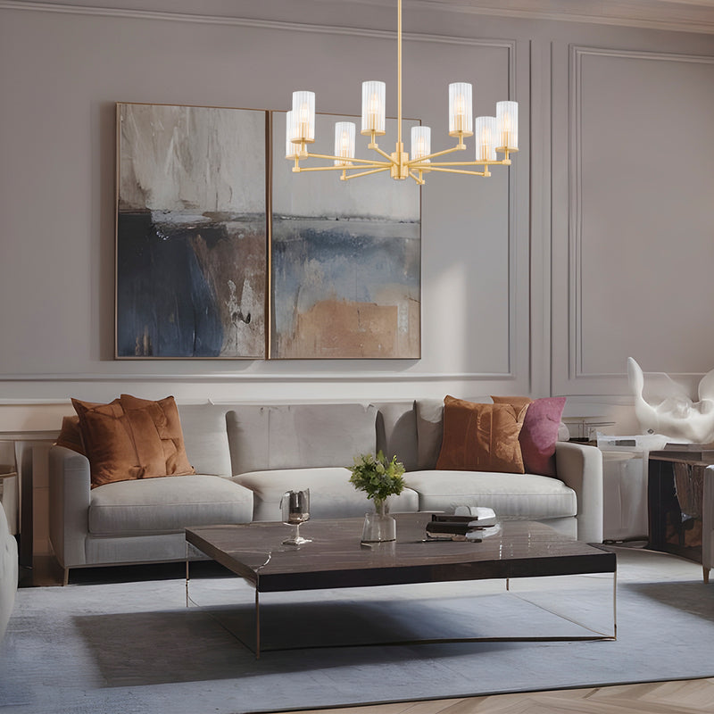 Argon Hampton 8L chandelier E14 H 74cm