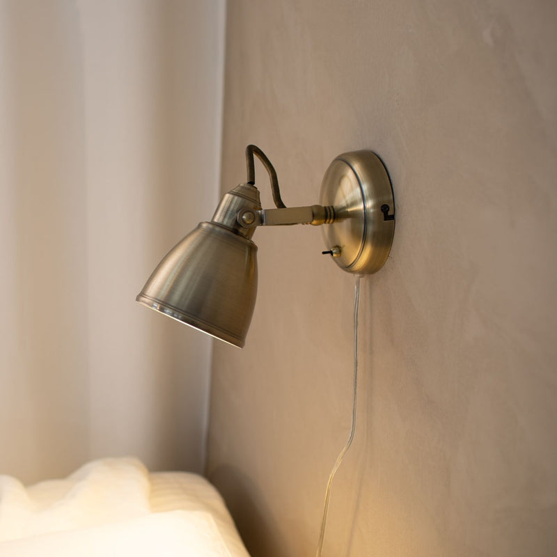 Markslöjd Edgar 1L Wandleuchte, schwarz