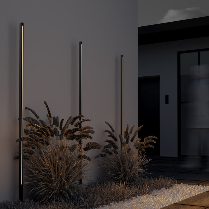 Maytoni Pole 1L, grafiitti LED H 160cm