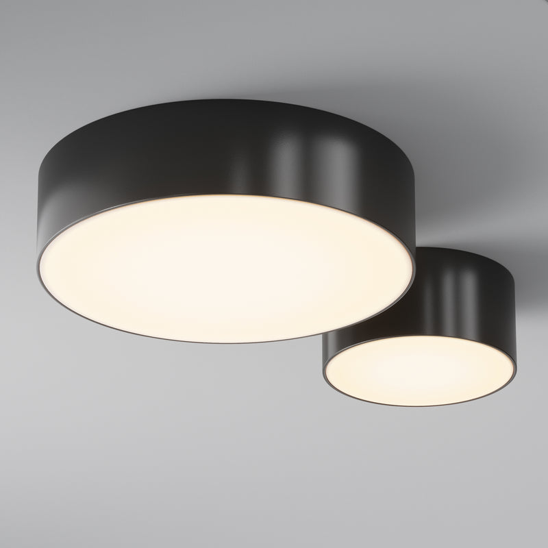 Maytoni Zon IP 1L, black LED D 22cm