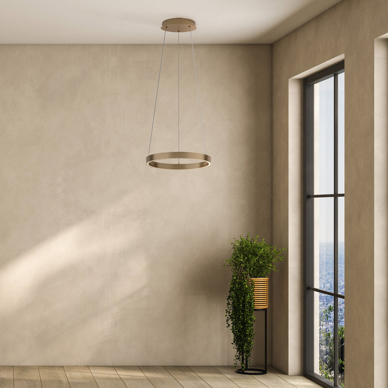 Maytoni Rim 1L pendant lamp, LED D 40cm