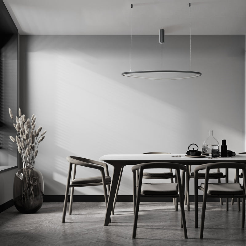 Maytoni Glint 1L pendant lamp, LED D 80cm