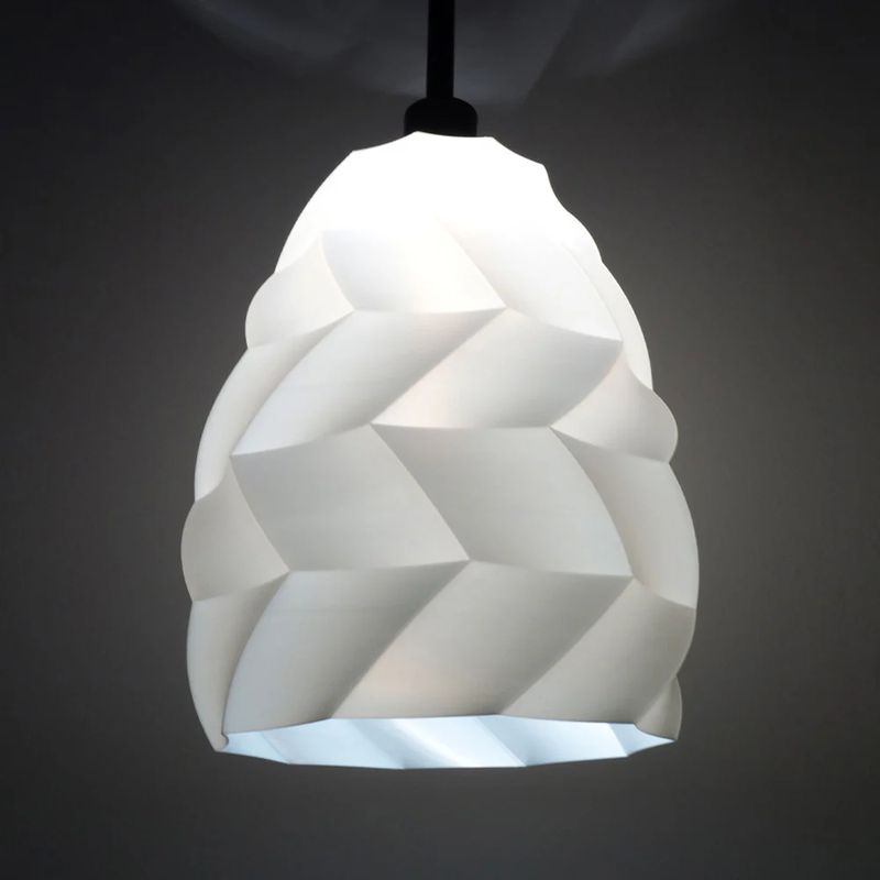 Pendant lamp Tagwerk Kokon white E27