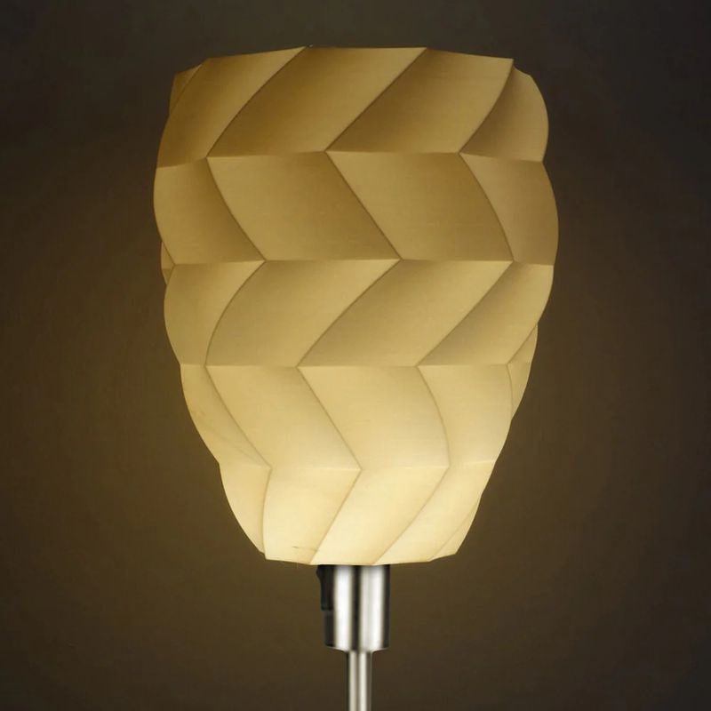 Floor lamp Tagwerk Kokon beige E27