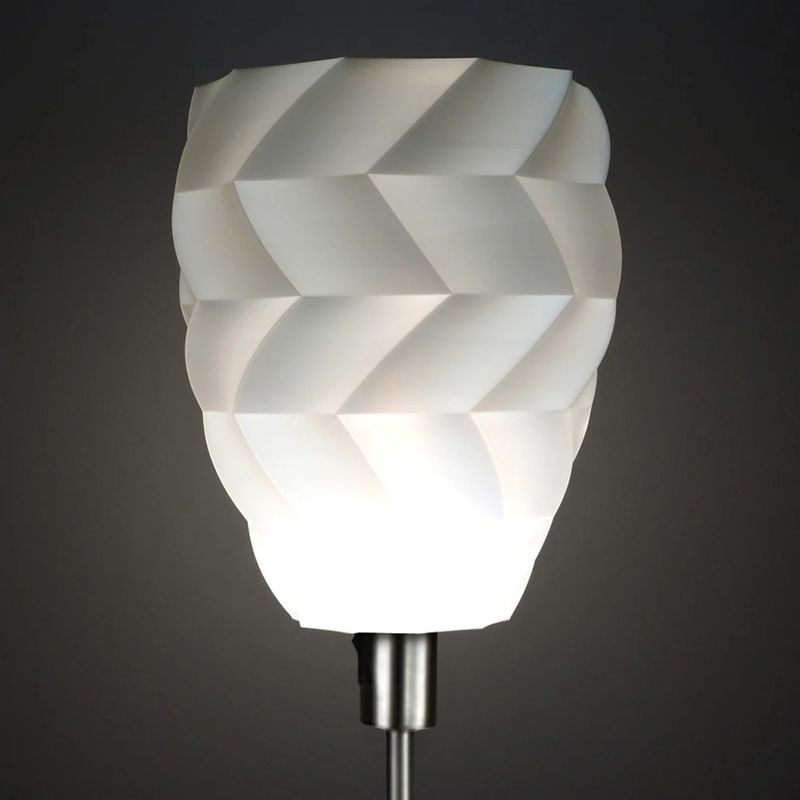 Floor lamp Tagwerk Kokon white E27