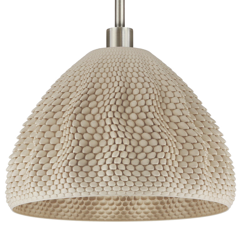 Pendant lamp Tagwerk Koral beige E27