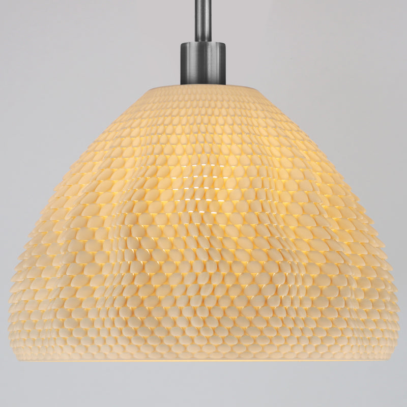 Pendant lamp Tagwerk Koral beige E27