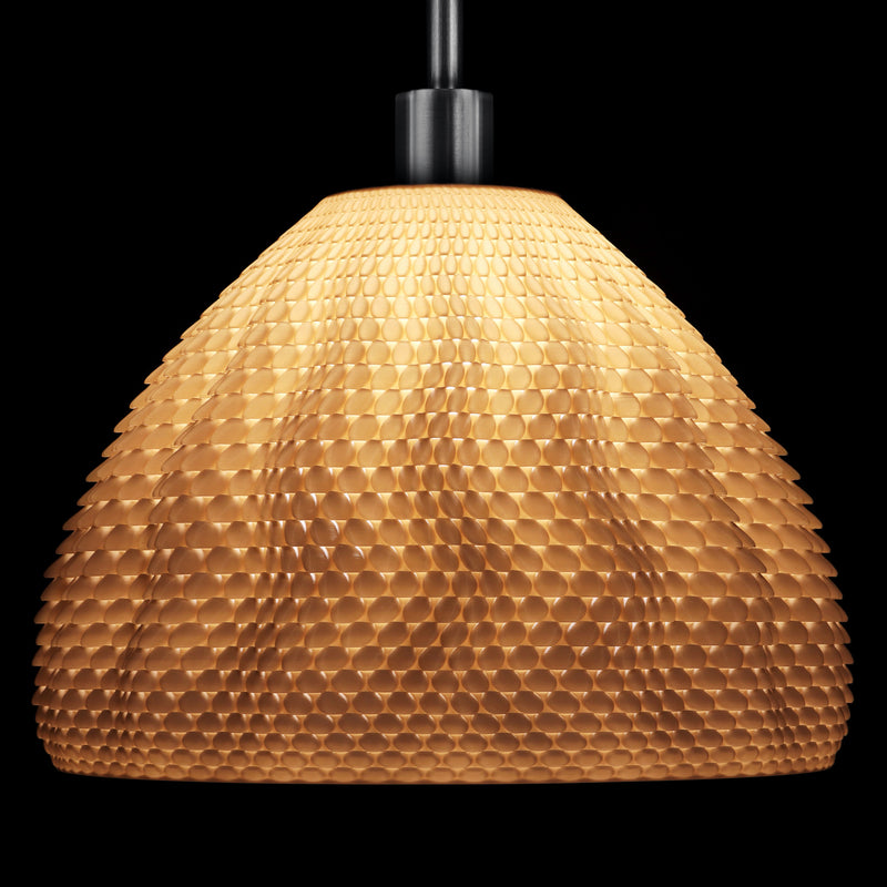 Pendant lamp Tagwerk Koral beige E27