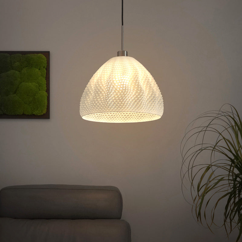 Pendant lamp Tagwerk Koral white E27