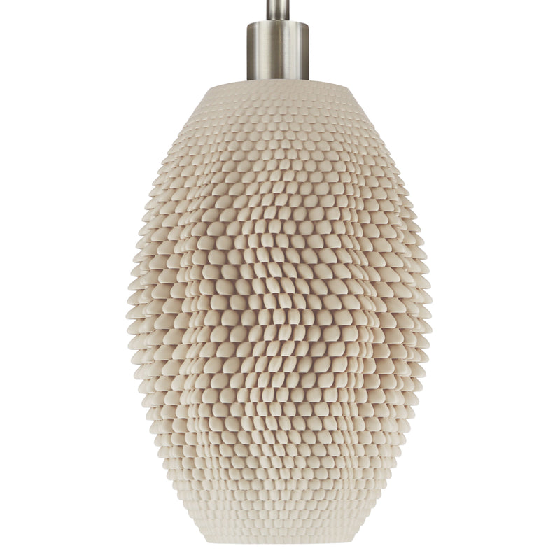 Pendant lamp Tagwerk Koral beige E27