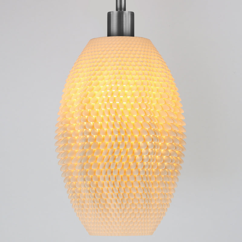 Pendant lamp Tagwerk Koral beige E27