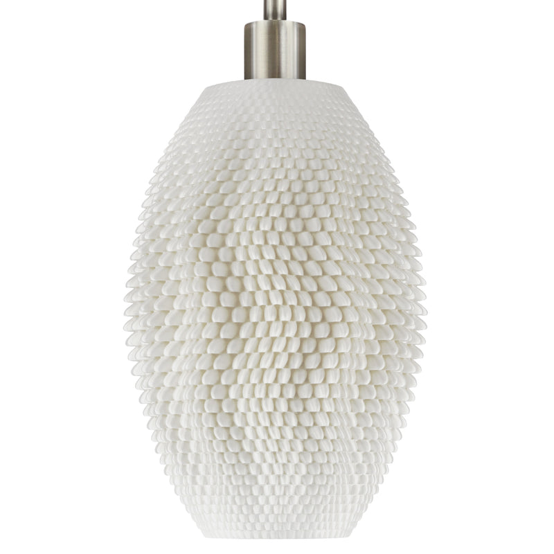 Pendant lamp Tagwerk Koral white E27