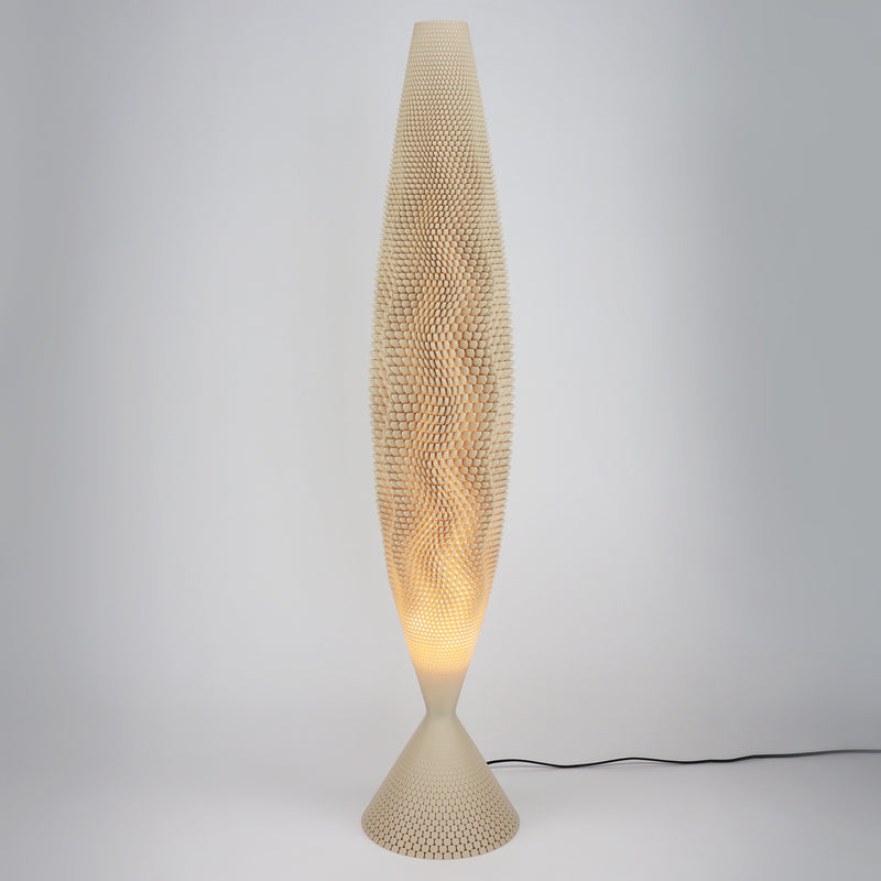 Floor lamp Tagwerk Koral beige E27