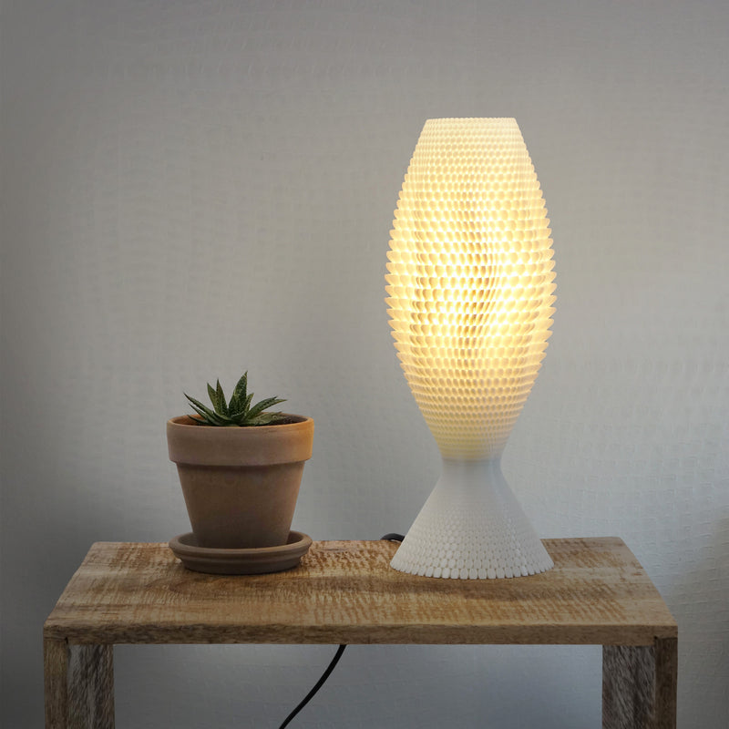 Table lamp Tagwerk Koral white E27