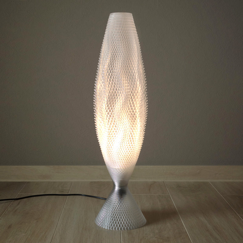 Table lamp Tagwerk Koral transparent E27