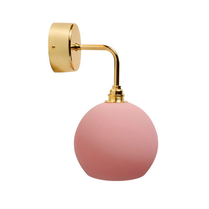 EBB & FLOW Rowan wall sconce lamp E14 D 15.5cm, gold candy