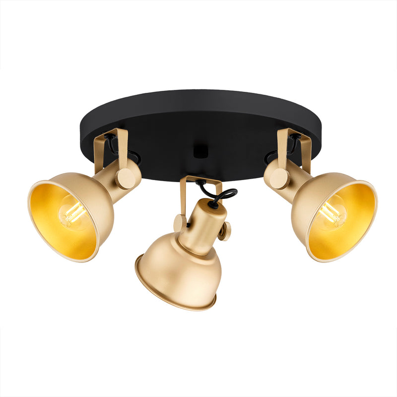 Argon Lenora 3L ceiling spotlight E14 H 19.5cm