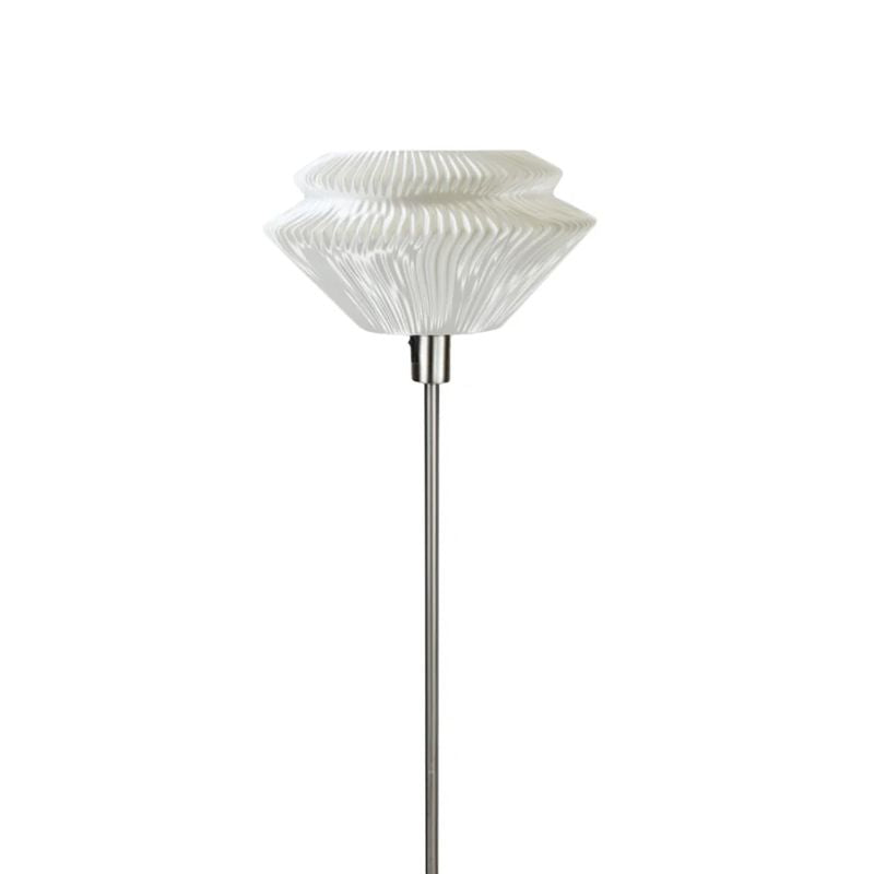 Floor lamp Tagwerk Lamell white E27