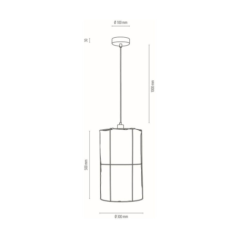 Marinero Table lamp 1xE27 Max.15W Led Black/White Linen