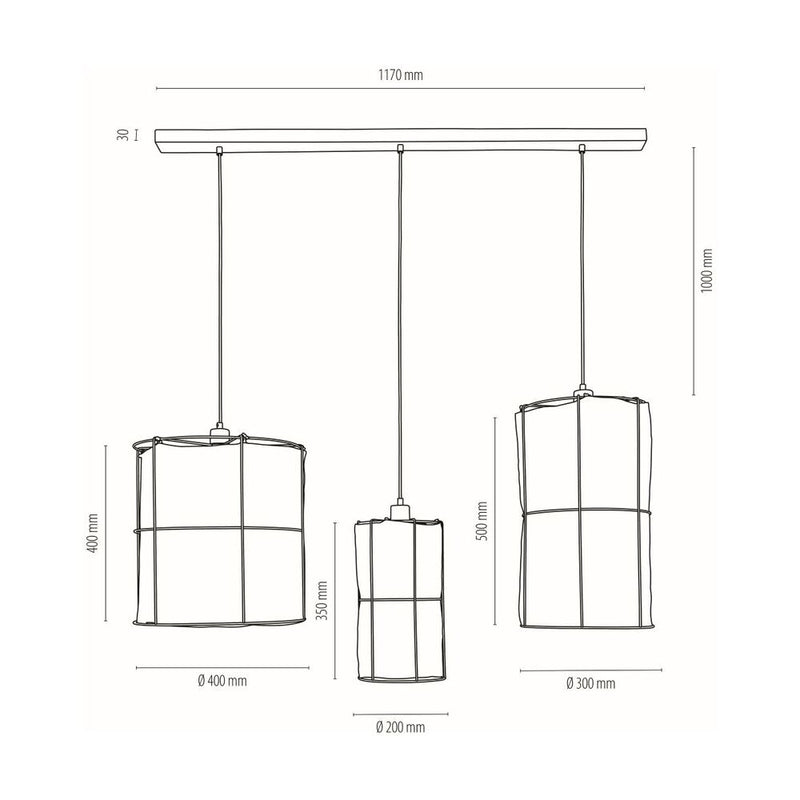 Marinero Table lamp 1xE27 Max.15W Led Black/White Linen