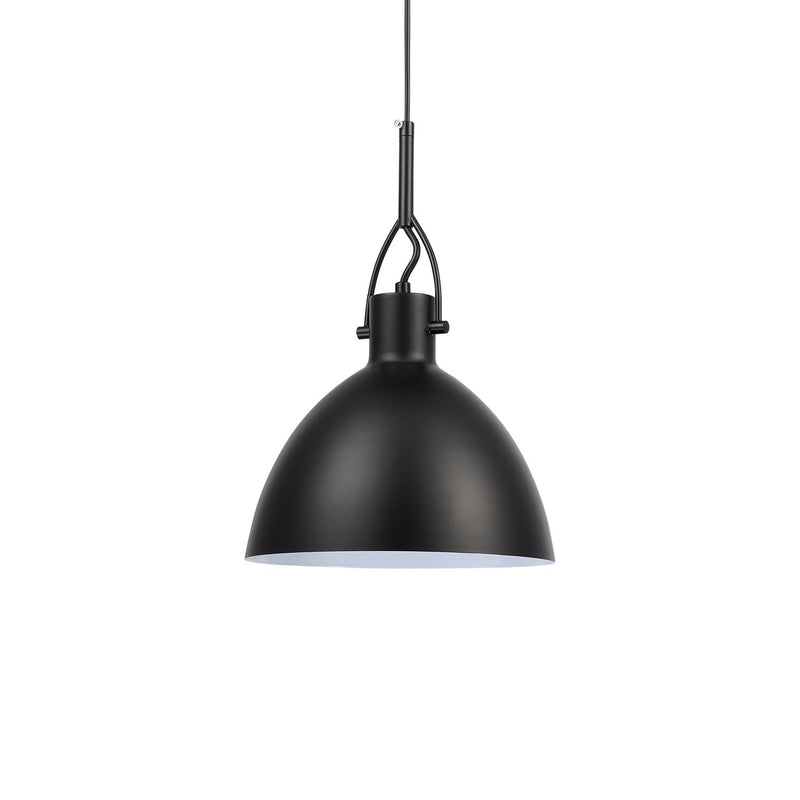 Pendant lamp Ineslam metal E27 black/chrome/copper