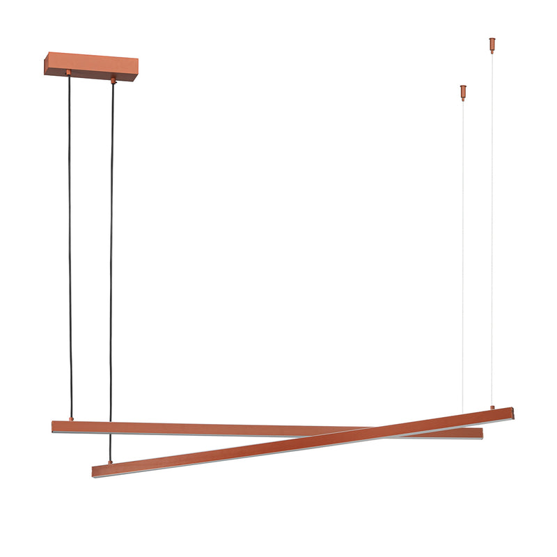 Argon Miami 1L pendant lamp W 120cm