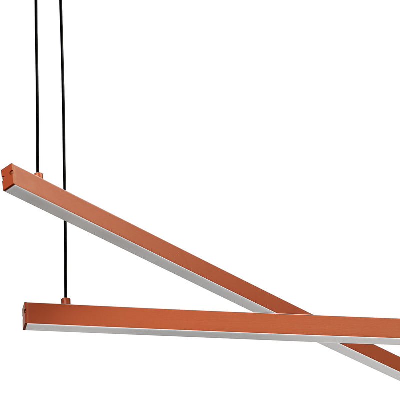 Argon Miami 1L pendant lamp W 120cm